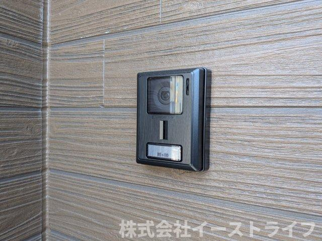 【新築戸建】　いわき市平豊間第9　全2棟のセキュリティ|同社施工写真　テレビモニター付きインターフォン