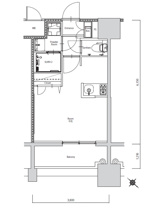 新品家具付きマンション築港本町8B(KaGood福岡)の画像