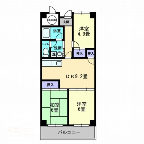 アーバン茜の間取り|間取図