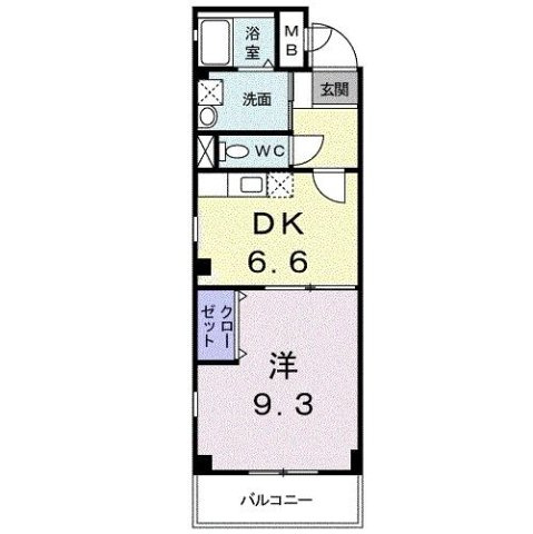 レジデンス赤坂の間取り