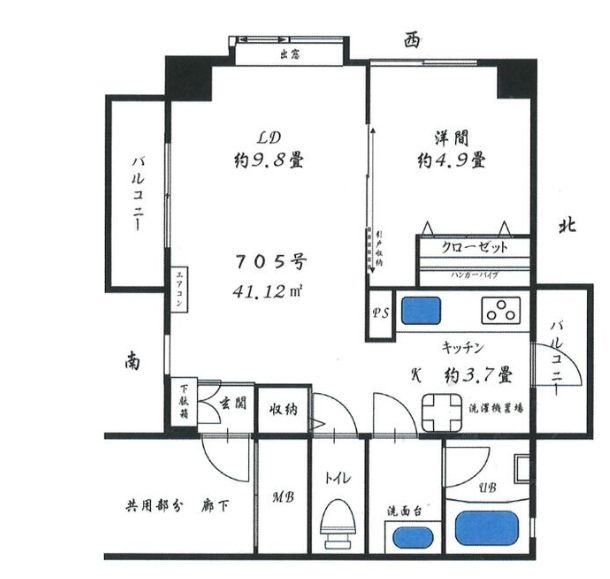 ライツ菊川の間取り