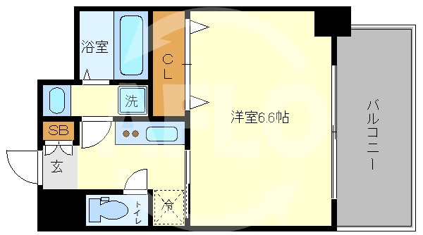 Luxe海老江Ⅱの間取り|Luxe海老江II（ラグゼ海老江II）　間取り