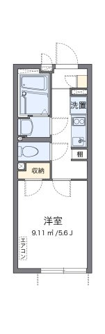 クレイノカサ　リリオⅢの間取り|代表的な間取のため実際の間取とは異なる場合があります