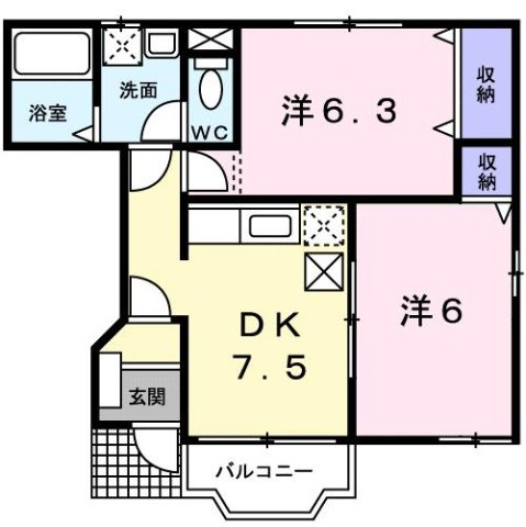グレイス・北本の間取り