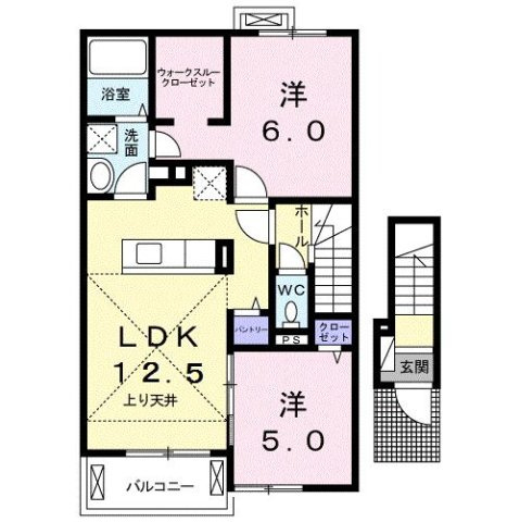 エミーナＡの間取り