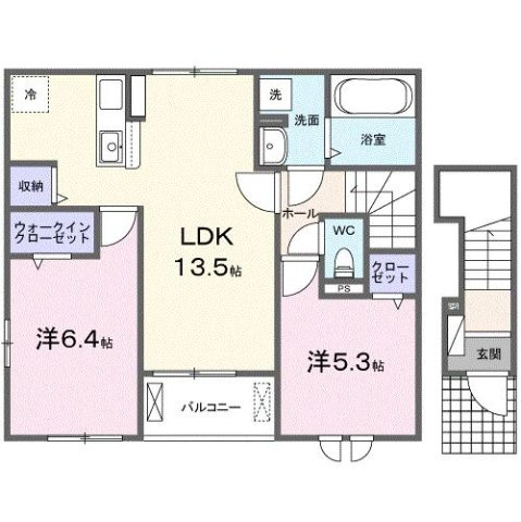 フローラルの間取り