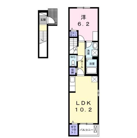【間取り】 | ヴィア　ラッテア
