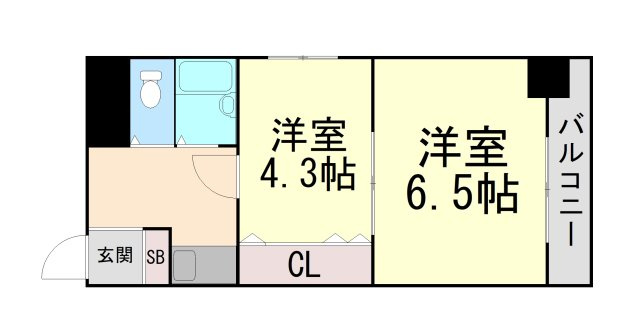 ダンディライオン東灘の間取り