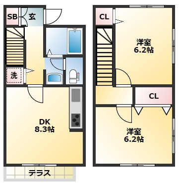 ハレルアナ（葛飾区）の間取り