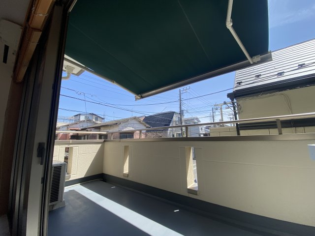 葛飾区金町２丁目のアパートのバルコニー|落ち着いた時間を過ごせるバルコニーです