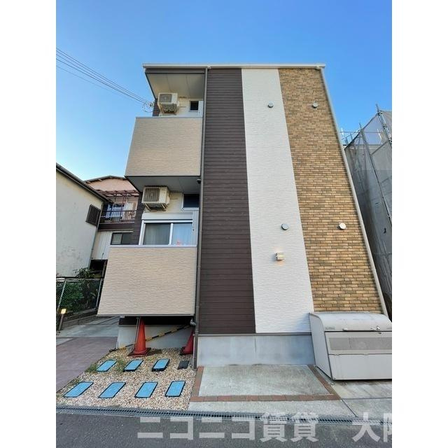 大阪市西淀川区花川１丁目のアパートの外観
