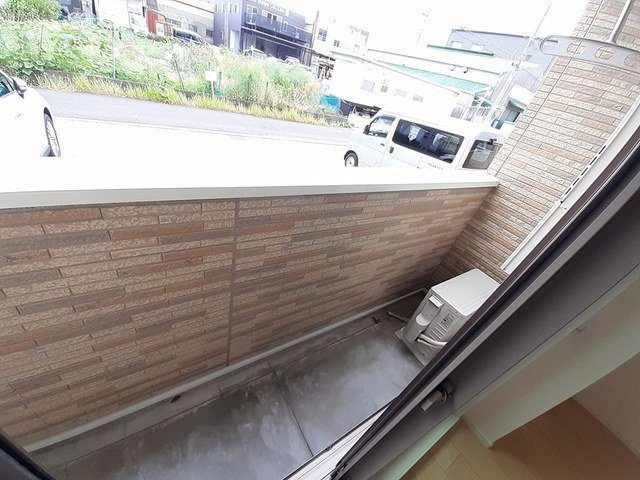 ルミエール中坪のバルコニー