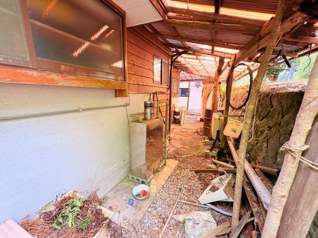 佐伯市本匠大字因尾　ログハウス風　3LDKの庭