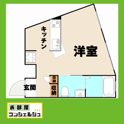 LeGioie築地口駅の間取り