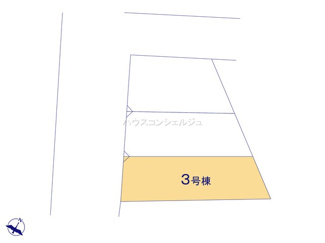 【区画図】 | 名古屋市中村区中村本町５丁目21【仲介手数料無料】新築一戸建て　3号棟