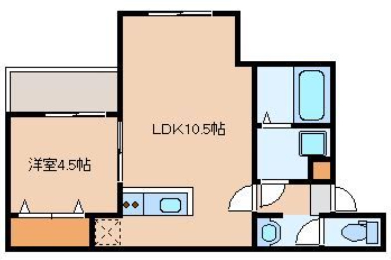 リテラ吉塚東の間取り