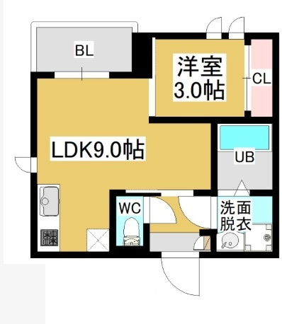 REGALEST次郎丸1の間取り|使いやすい間取りです。