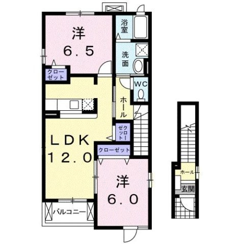 メルシープラザⅣの間取り
