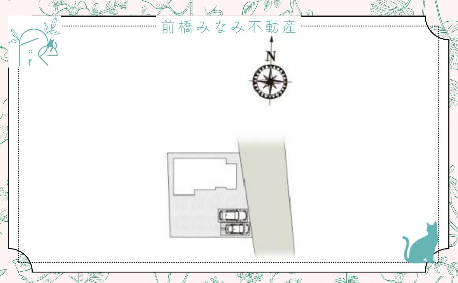 【新築】高崎市東中里町2期　限定１棟　クライン　新築建売の区画図