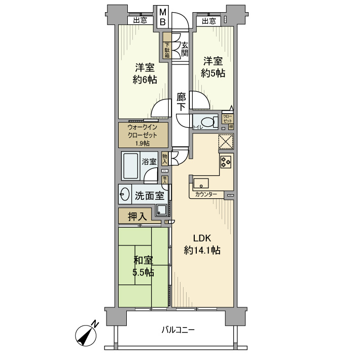クレストフォルム横浜平沼