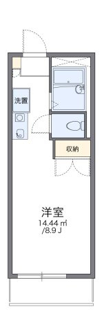 レオパレス中筋の間取り