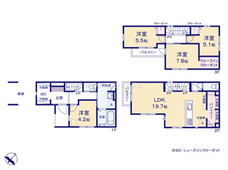 【間取り】 | 名古屋市中川区柳堀町310【仲介手数料無料】新築一戸建て　2号棟