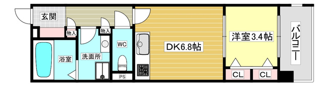 【間取り】 | レゾナンス西宮北口