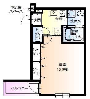 フジパレス立花駅東Ⅰ番館の間取り