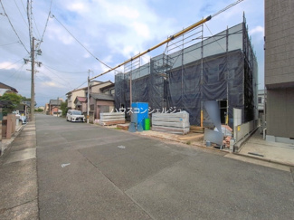 【前面道路含む現地写真】 | 名古屋市港区大手町５丁目29-2【仲介手数料無料】新築一戸建て　2号棟