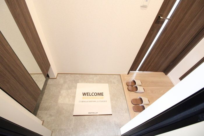 D-Residence光丘町A棟　A棟の玄関