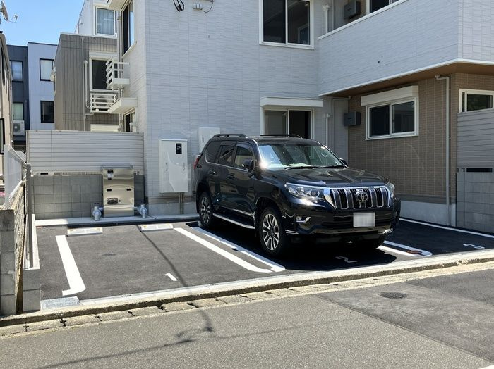 D-Residence光丘町A棟　A棟の駐車場