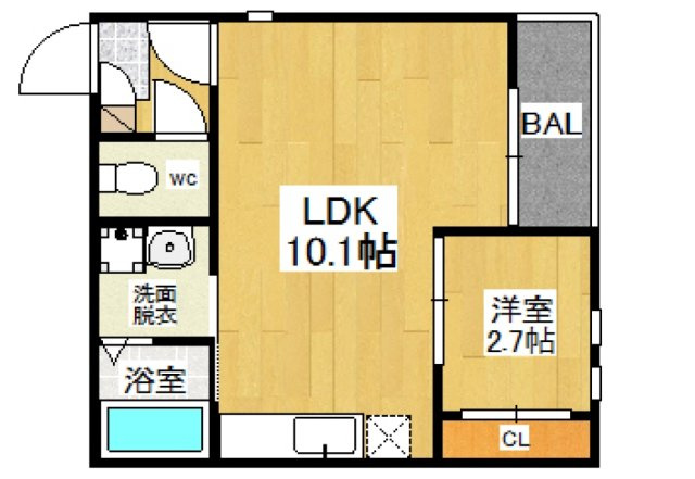 Grandtic エルドラード(グランティックエルドラード)の間取り|使いやすい間取りです。