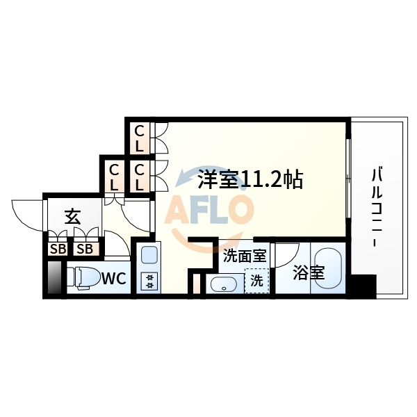 セイル江坂公園の間取り|セイル江坂公園　間取り