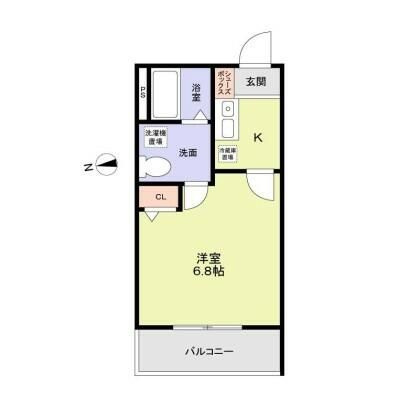 イニッツィオ永田南の間取り