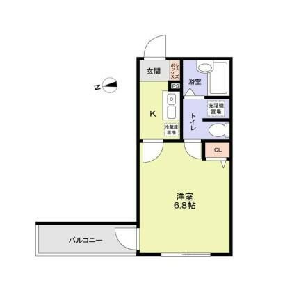 イニッツィオ永田南の間取り