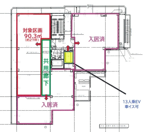 ＬＣモール御陵前の間取り
