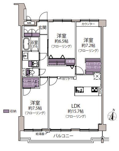 【間取り】 | ダイアパレス輝国☆仲介手数料無料☆