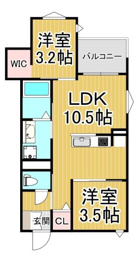 REGALEST La Nauage武庫川の間取り