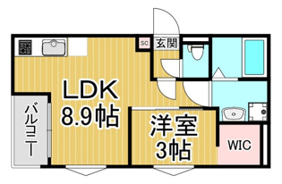 REGALEST La Nauage武庫川の間取り