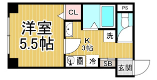 レオーネ２の間取り