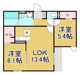 ラメゾン三保町の間取り