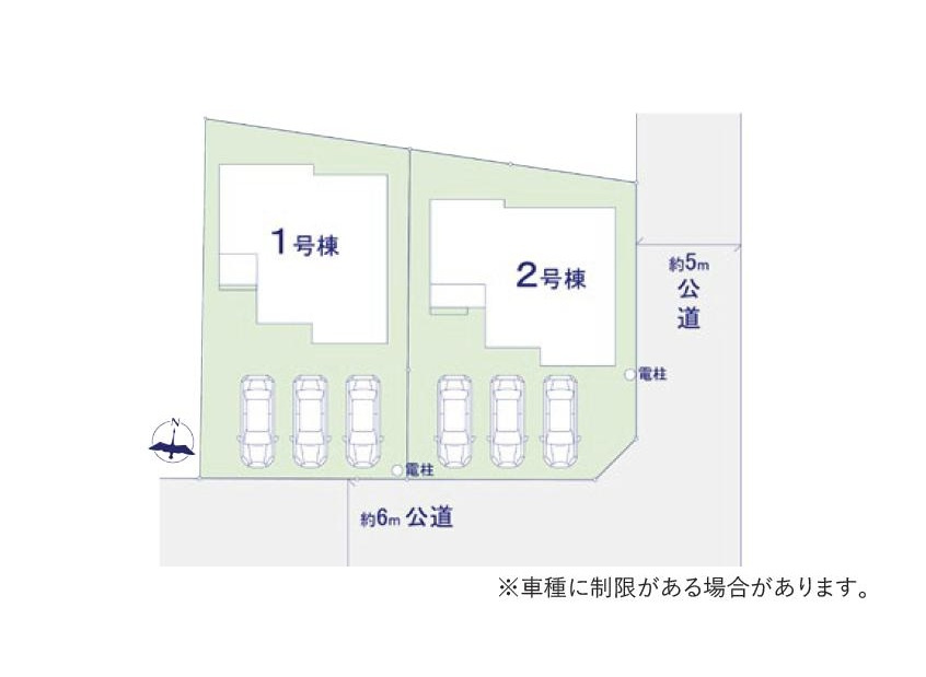 牛久市田宮町29期　新築戸建　1号棟の区画図