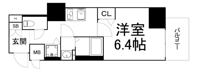 【間取り】 | プレサンス松屋町グレース