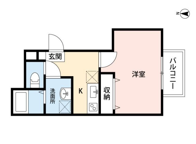 福岡市博多区麦野４丁目のアパートの間取り