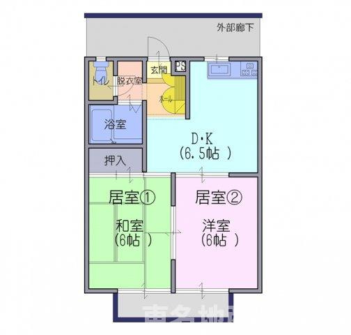 エステートピア赤松の間取り
