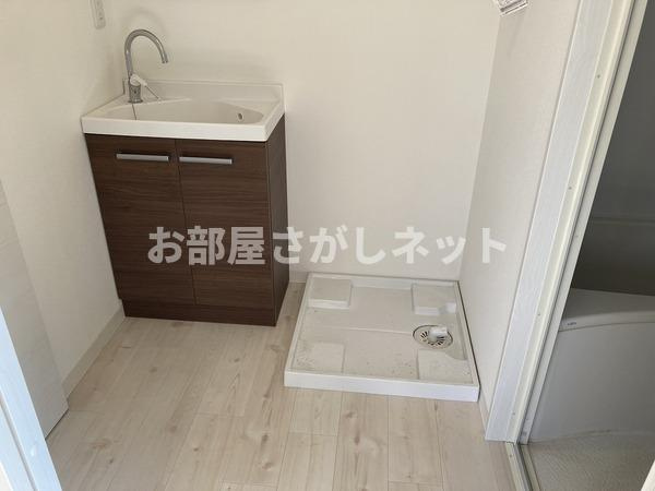 池戸ビル【おとり物件なし】の独立洗面台
