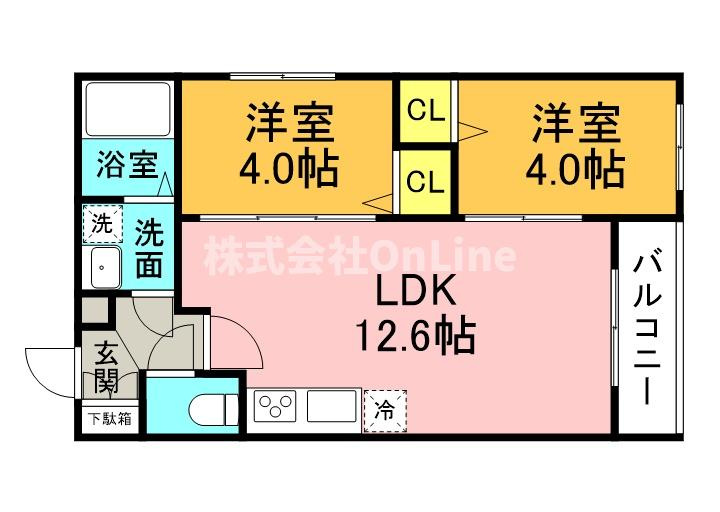 Tio Fleurの間取り