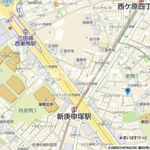 LiveFlat巣鴨【おとり物件なし】の地図