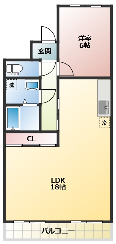 メゾン浪打の間取り