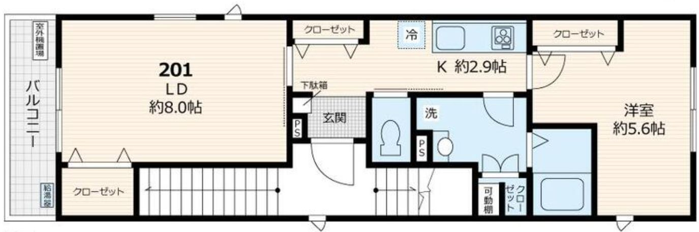serena東向島の間取り